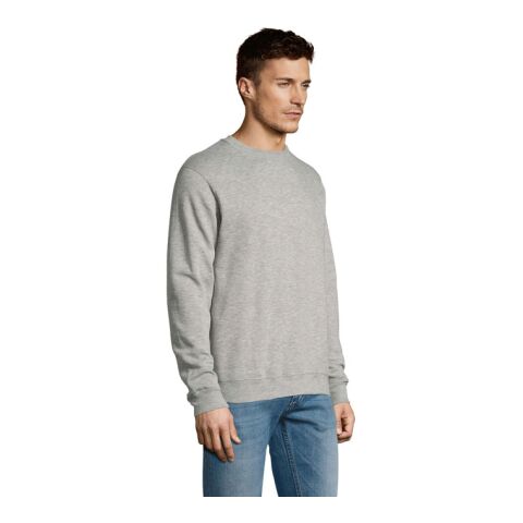 NEW SUPREME SWEAT UNISEXE gris chiné | XS | sans marquage | non disponible | non disponible | non disponible