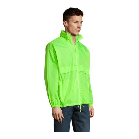 SURF Unisex Windbreaker lime fluo | L | sans marquage | non disponible | non disponible