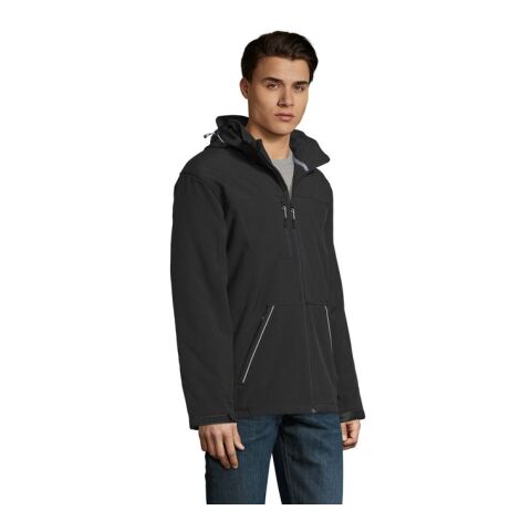 ROCK MEN PARKA SOFTSHELL noir | M