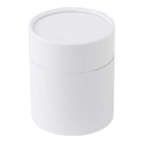 Bougie dans un support en verre Josiah blanc | sans marquage | non disponible | non disponible