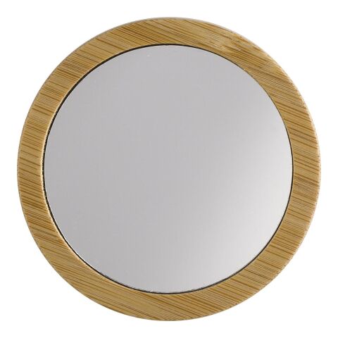 Miroir de poche en bambou Jeremiah marron | sans marquage | non disponible | non disponible