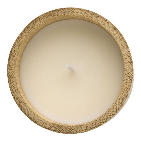 Bougie dans un contenant en bambou Eli marron | sans marquage | non disponible | non disponible