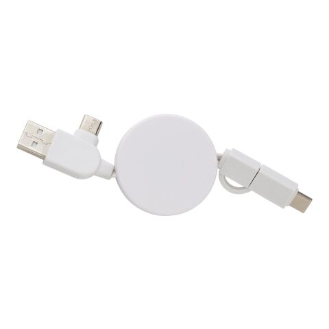 Câble de charge extensible en ABS Jared noir | sans marquage | non disponible | non disponible