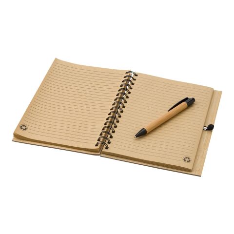 Carnet de notes en bambou marron clair | sans marquage | non disponible | non disponible