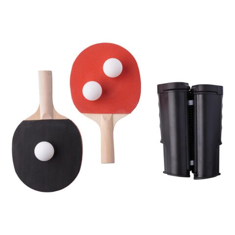 Ensemble de ping-pong en ABS Melinda noir | sans marquage | non disponible | non disponible