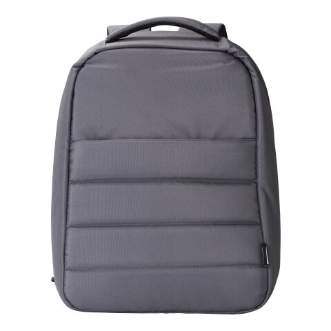 Sac à dos porte-ordinateur en polyester rPET Calliope noir | sans marquage | non disponible | non disponible