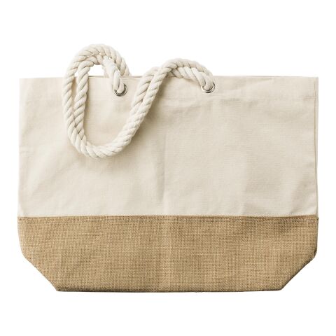 Sac shopping en coton canvas Diego beige | sans marquage | non disponible | non disponible