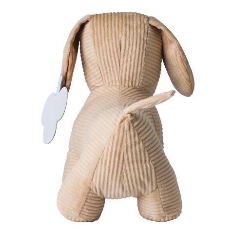 Peluche &#039;Chien&#039; en polyester côtelé Liza marron | sans marquage | non disponible | non disponible