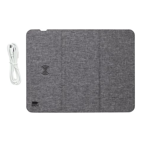 Tapis de souris à induction en ePET Selene gris | sans marquage | non disponible | non disponible