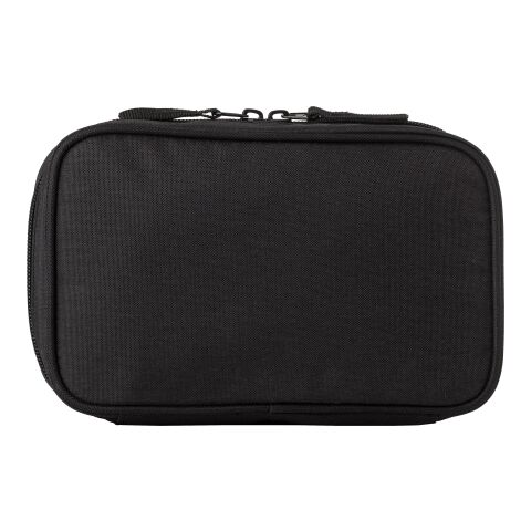 Pochette de voyage en rPET 600D Calix noir | sans marquage | non disponible | non disponible