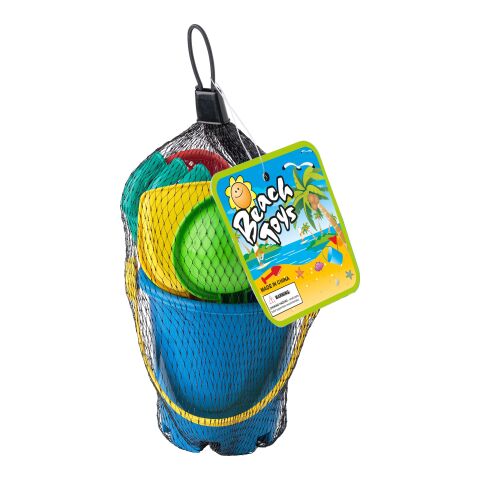 Seau de plage en PP Matheo multicolore | sans marquage | non disponible | non disponible