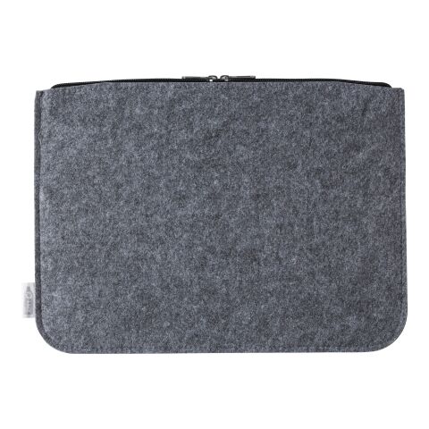 Pochette porte-ordinateur en feutre Rpet Emilia gris foncé | sans marquage | non disponible | non disponible