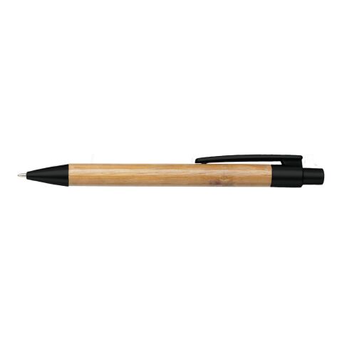 Stylo bille en bambou noir | sans marquage | non disponible | non disponible