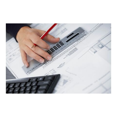 Règle de 20 cm en plastique argent | sans marquage | non disponible | non disponible