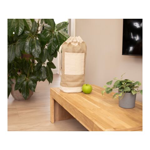 Sac marin en toile de jute  marron | sans marquage | non disponible | non disponible