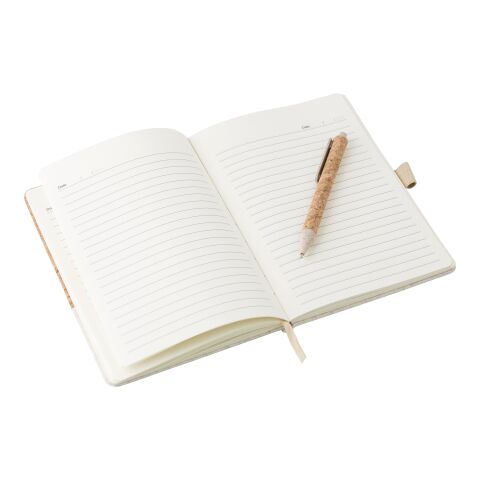 Carnet A5 avec couverture en liège. marron | sans marquage | non disponible | non disponible