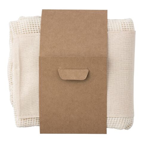 Set de 3 sacs filets en coton beige | sans marquage | non disponible | non disponible