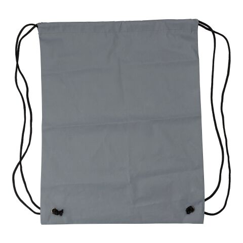 Sac à dos réfléchissant en fibre synthétique 190D. gris | sans marquage | non disponible | non disponible