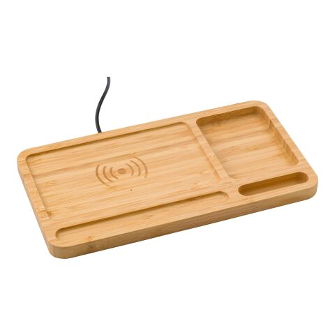 Organiseur de bureau avec chargeur marron clair | sans marquage | non disponible | non disponible