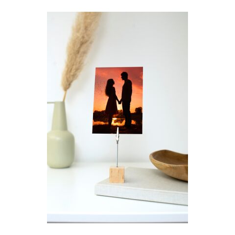 Porte-clips en bois Malia marron | sans marquage | non disponible | non disponible