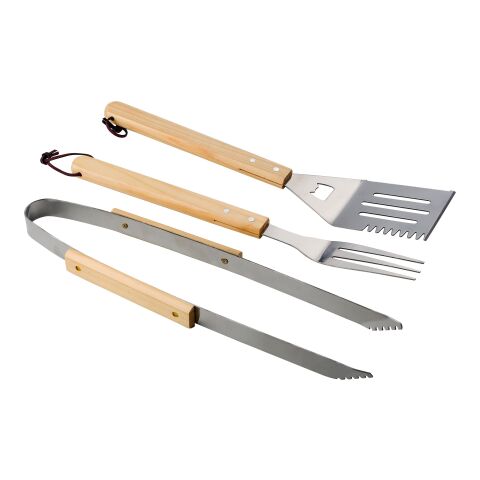 Ensemble de barbecue en bambou marron | sans marquage | non disponible | non disponible