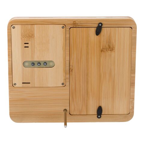 Station météo en bambou Colton marron | sans marquage | non disponible | non disponible