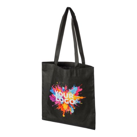 Sac shopping en non-tissé polypropylène noir | sans marquage | non disponible | non disponible