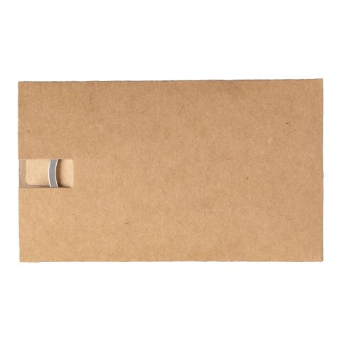 Porte-clés en zinc et bambou Bernd marron | sans marquage | non disponible | non disponible