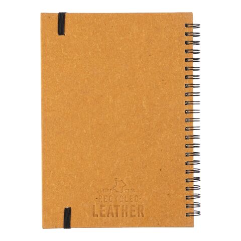 Carnet A5 en cuir recyclé A5 Egon marron | sans marquage | non disponible | non disponible
