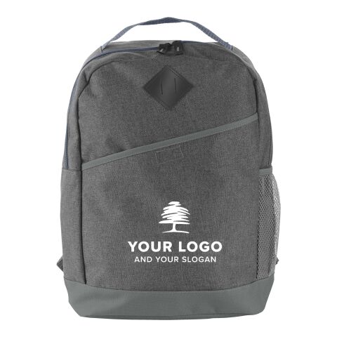 Sac à dos en polycanvas 600D avec poche frontale. gris | sans marquage | non disponible | non disponible