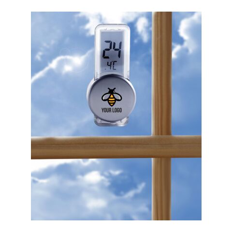 Thermomètre avec ventouse argent | sans marquage | non disponible | non disponible