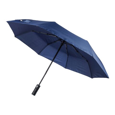Parapluie pliable en rPET 190T Kameron bleu | sans marquage | non disponible | non disponible