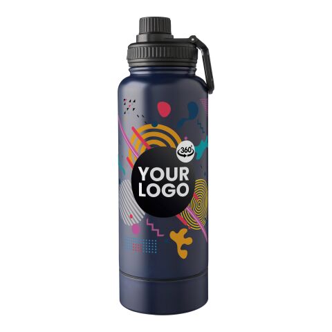 Gourde isotherme de 1 000 ml en acier inoxydable Nathaniel blanc | sans marquage | non disponible | non disponible