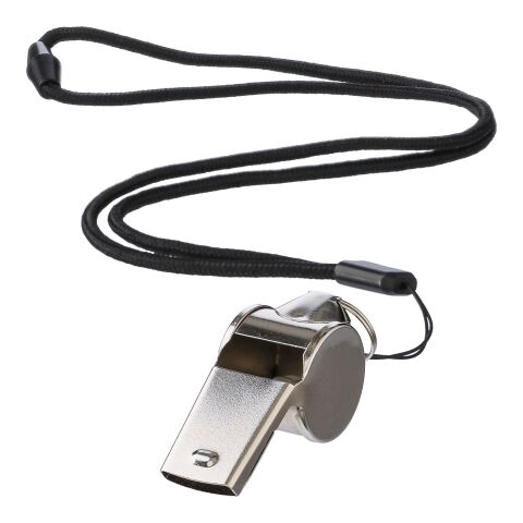 Sifflet tour de cou en métal Rebecca argent | sans marquage | non disponible | non disponible