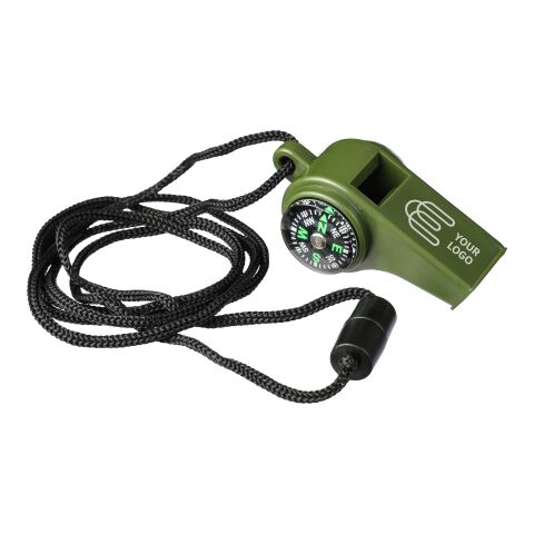 Sifflet avec boussole et thermomètre en PP Damon noir | sans marquage | non disponible | non disponible