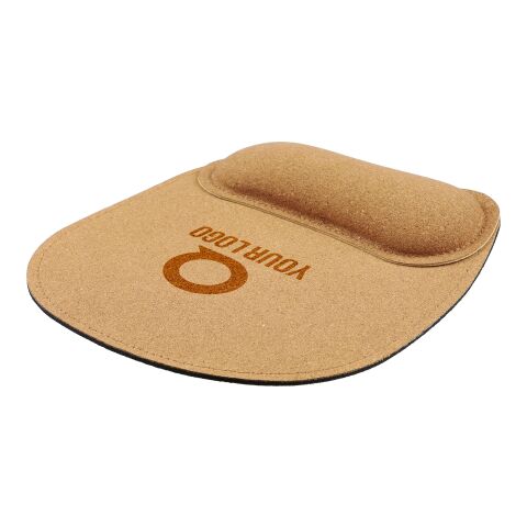 Tapis de souris ergonomique en liège Edwin marron | sans marquage | non disponible | non disponible