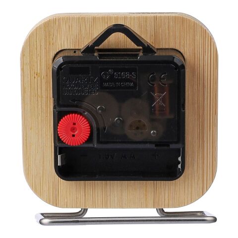 Horloge de bureau en bambou Jenny marron | sans marquage | non disponible | non disponible