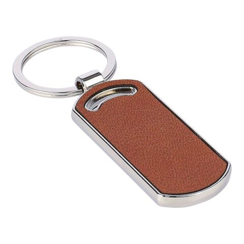 Porte-clé en cuir recyclé Jill marron | sans marquage | non disponible | non disponible