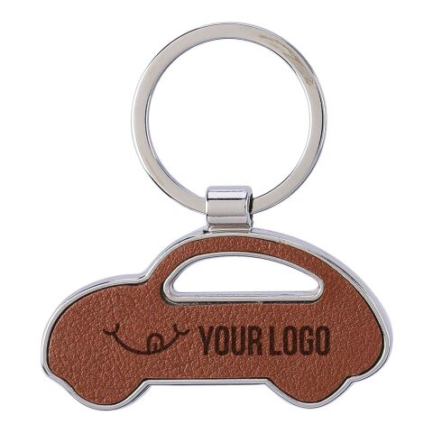 Porte-clé en cuir recyclé Joan marron | sans marquage | non disponible | non disponible