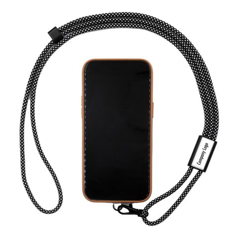 BrandCharger Lany lanyard gris | sans marquage | non disponible | non disponible