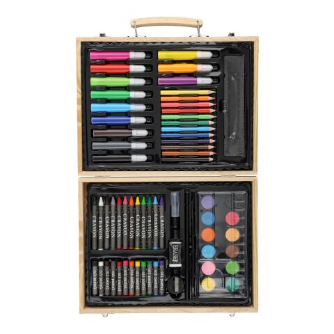 Coffret à dessin en bois Thessaly marron | sans marquage | non disponible | non disponible