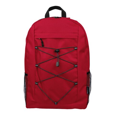 Sac à dos d'aventure en polyester rPET 600D Jari rouge