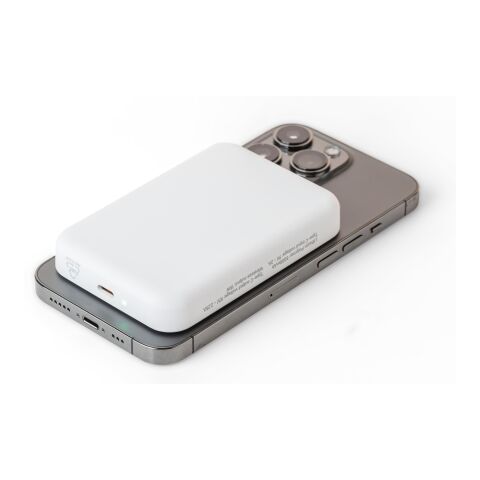 Power bank sans fil en ABS recyclé Miren noir | sans marquage | non disponible | non disponible