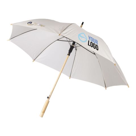 Parapluie golf automatique en rPET 190T Milan beige | sans marquage | non disponible | non disponible