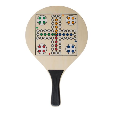 Set de 2 raquettes de plage en bois Colby noir | sans marquage | non disponible | non disponible