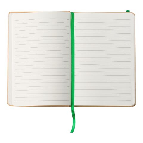 Carnet A5 en carton recyclé Gianni vert lime | sans marquage | non disponible | non disponible