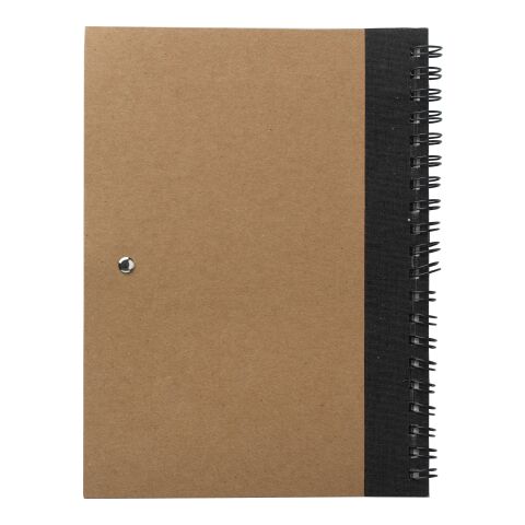Carnet à spirale Stella noir | sans marquage | non disponible | non disponible