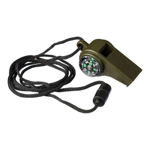 Sifflet avec boussole et thermomètre en PP Damon noir | sans marquage | non disponible | non disponible