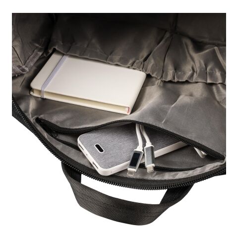 Sac de sport Ocean Bound en polyester rPET 300D Niv noir | sans marquage | non disponible | non disponible
