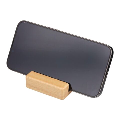 Support téléphone Nyla | Bois recyclé marron